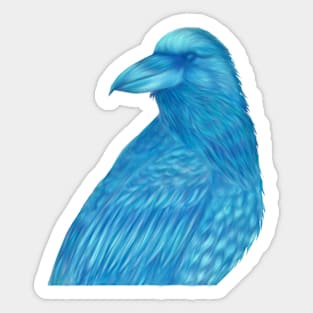 Blue Raven Sticker